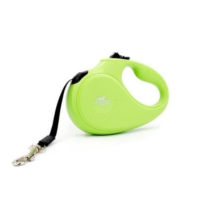 Doggie Otomatik Uzatma Tasması Master Seri Yeşil 25Kg/5Mt