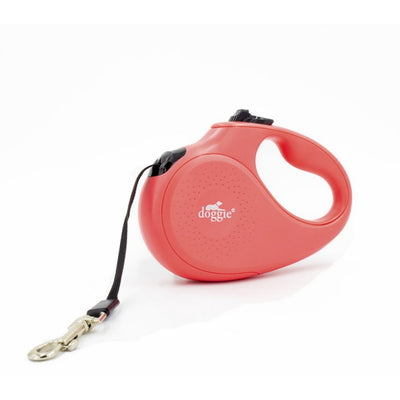 Doggie Otomatik Uzatma Tasması Master Seri Pembe 50Kg/5Mt