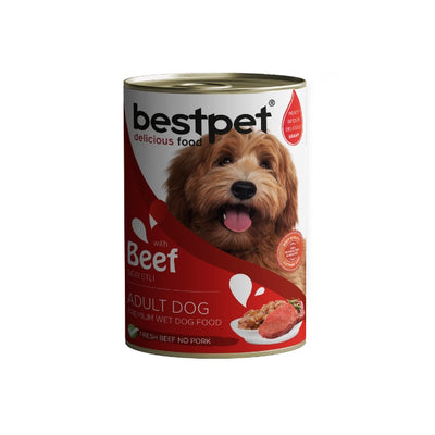 Bestpet Sığır Etli Parça Etli ve Jöleli Köpek Konservesi 400 Gr
