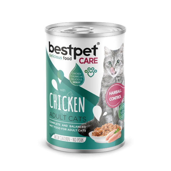 Bestpet Gravy Chicken Hairball Tavuklu Kedi Konservesi 400 gr