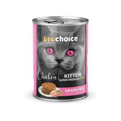 Pro Choice Kitten Chicken Tavuk Etli Tahılsız Yavru Kedi Konservesi 400 Gr