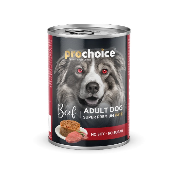 Pro Choice Beef Biftek Etli Tahılsız Köpek Konservesi 400 Gr
