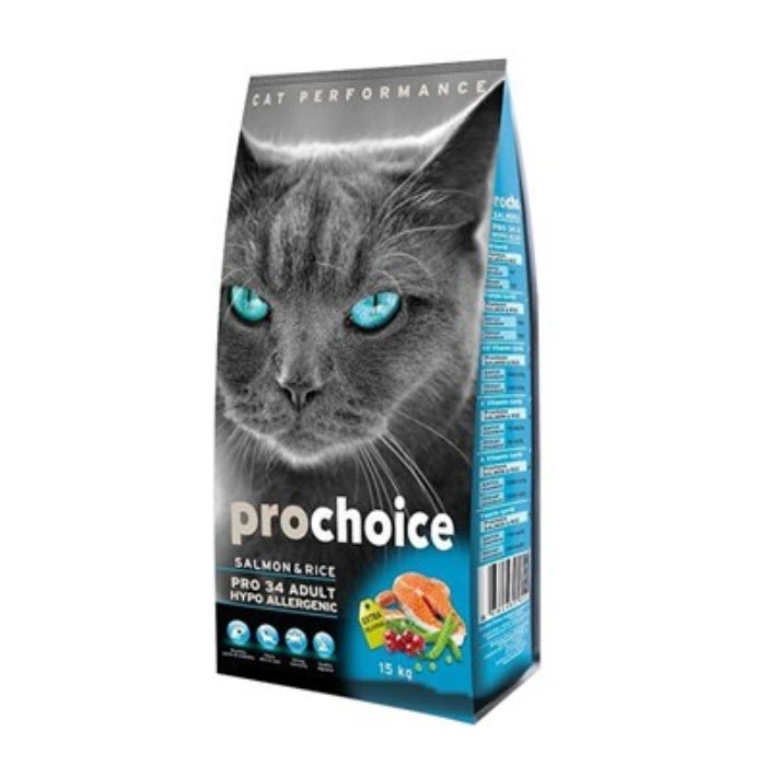 PROCHOICE Somon Ve Pirinçli Yetişkin Kedi Maması 15 Kg