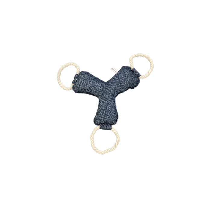 Pet Comfort İpli Bumerang Köpek Oyuncağı Mavi 30cm