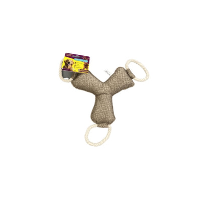 Pet Comfort İpli Bumerang Köpek Oyuncağı Kahverengi 30cm