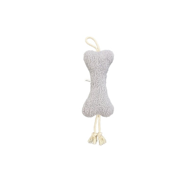 Pet Comfort İpli Peluş Kemik Gri 30cm