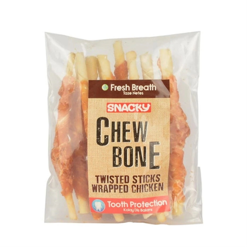 Snacky Chew Bone Tavuk Sargılı Sticks 100gr