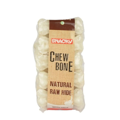 Snacky Beyaz Çiğneme Kemiği 5cm 10Adet 10gr