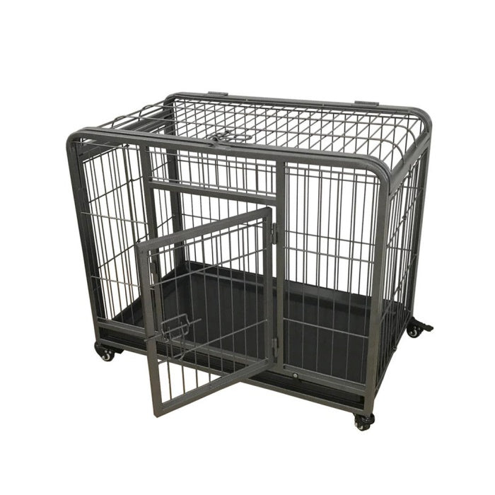 Flip Tekerlekli Köpek Kafesi 93Lx61Wx69H cm
