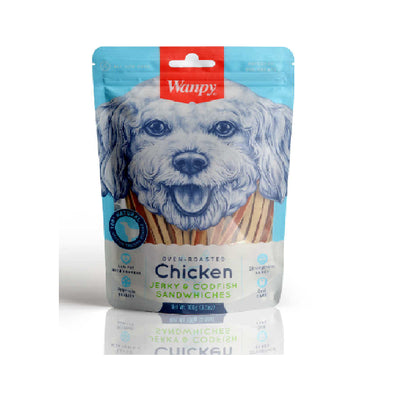 Wanpy Oven Roasted Tavuklu Morina Balıklı Sandviç 100gr. Köpek Ödülü
