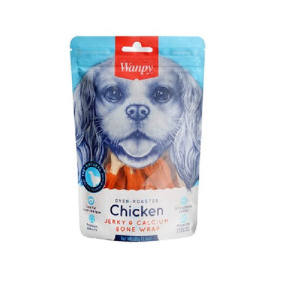 Wanpy Oven Roasted Tavuk Sargılı Kalsiyum Takviyeli 100gr. Köpek Ödülü