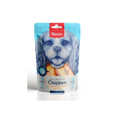 Wanpy Bisküvi Üzeri Tavuk Sargılı 100gr. Köpek Ödülü