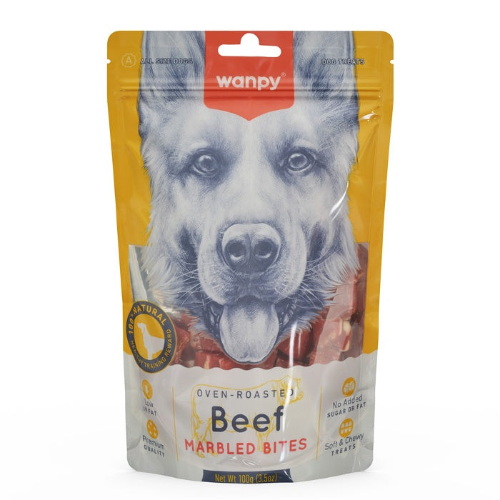 Wanpy Marbled Köpek Ödül Et Parçaları 100gr