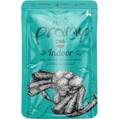 Pramy Sos İçinde Yengeç Çubuklu Ve Ton Balıklı Yetişkin Kedi Maması 70gr