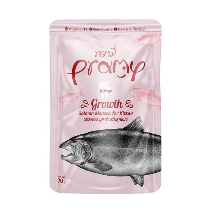 Pramy Yavru Kediler İçin Somonlu Mousse 70gr