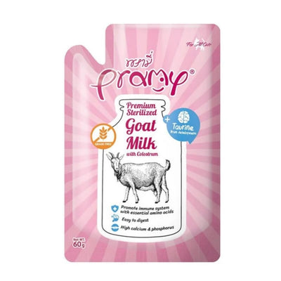 Pramy Yavru Kediler İçin Kolostrum Ve Taurinli Sterilize Keçi Sütü 60gr