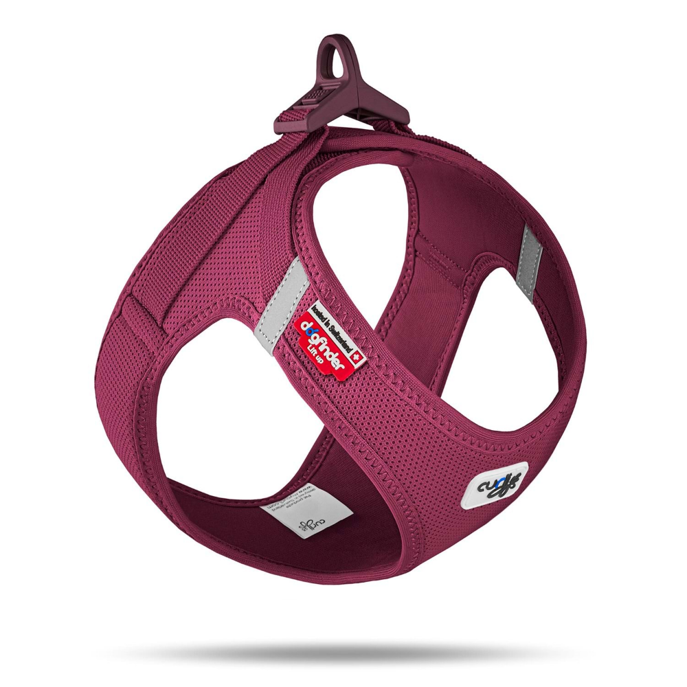 Curli Vest Harness Curli Clasp Air-Mesh Ruby XS