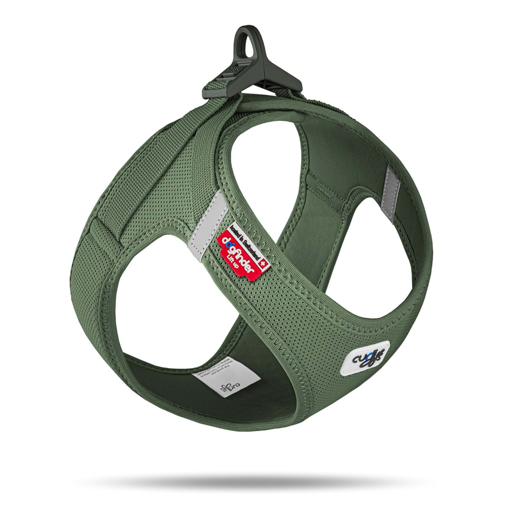 Curli Vest Harness Curli Clasp Air-Mesh Moss XS