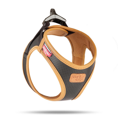 Curli Apple Leather Harness Black M