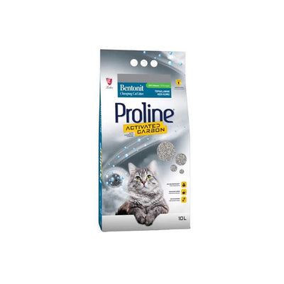 Proline Karbonlu Topaklanan Kedi Kumu 10lt