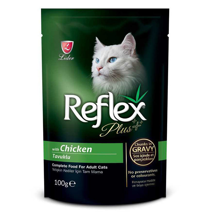 Reflex Plus Gravy Tavuklu 100gr Yaş Kedi Maması