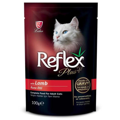 Reflex Plus Gravy Kuzu Etli 100gr Yaş Kedi Maması