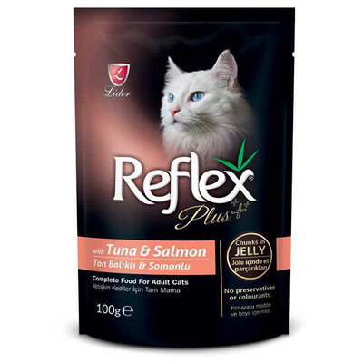 Reflex Plus Jelly Tuna&Somonlu 100gr Yaş Kedi Maması