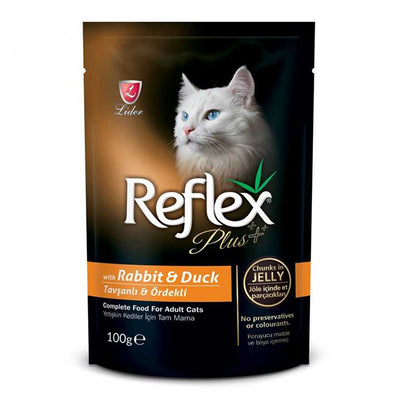 Reflex Plus Jelly Tavşan&Ördek 100gr Yaş Kedi Maması