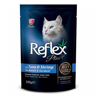 Reflex Plus Jelly Ton&Karidesli 100gr Yaş Kedi Maması