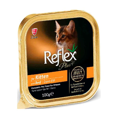 Reflex Plus Jelly Kitten Alu Biftekli 100gr Yaş Mama
