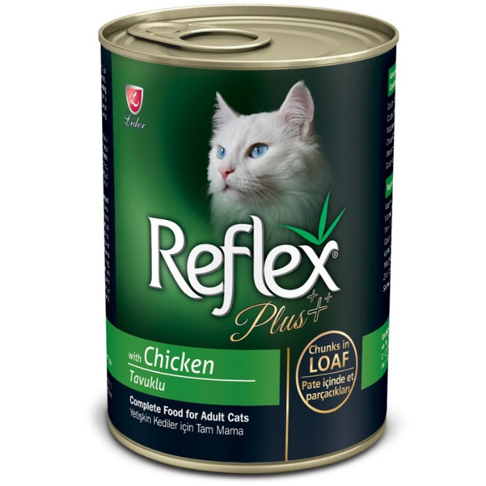 Reflex Plus Loaf Tavuklu 400gr Yaş Kedi Konservesi