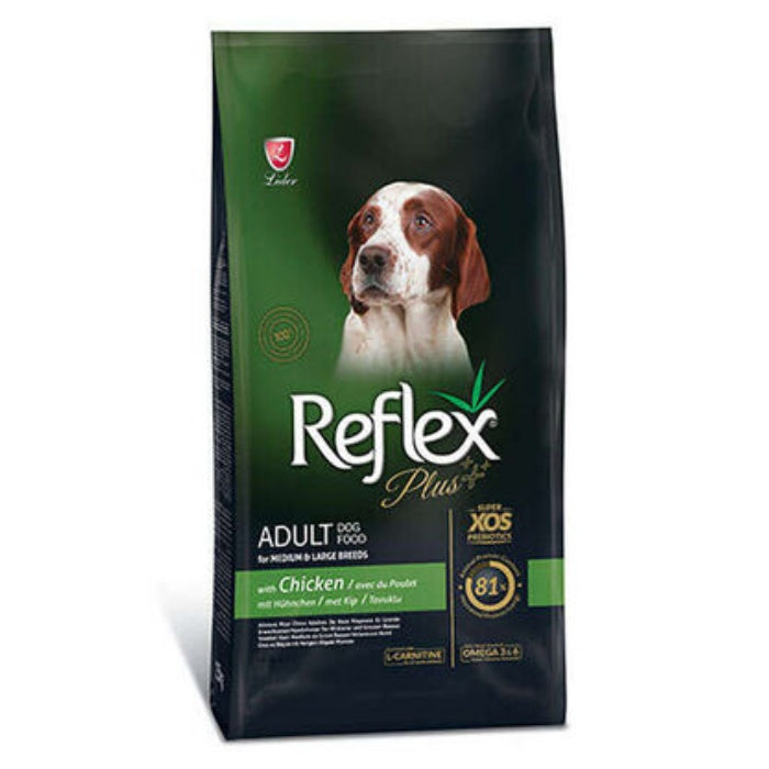 Reflex Plus Tavuklu 15 Kg Medium&Large Yetişkin Kuru Köpek Maması