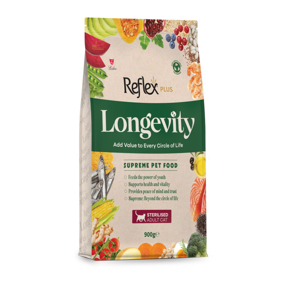 Reflex Plus Longevity Kısırlaştırılmış Kedi Maması 900gr