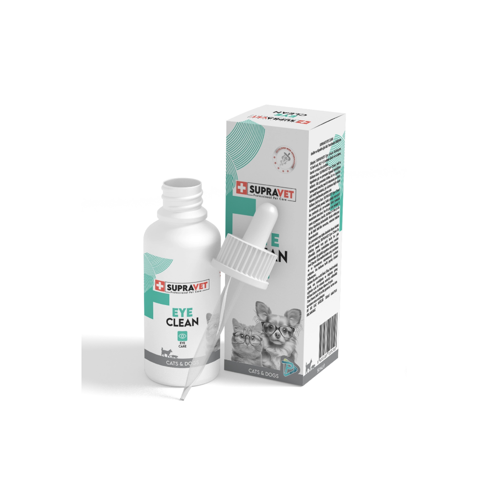 SupraVet Eye Clean Kedi ve Köpek Göz Temizleme Solüsyonu 50 ml