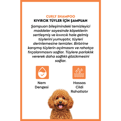 SupraVet Kıvırcık Tüylü Köpekler için Şampuan 200ml