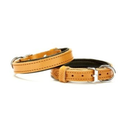 Doggie Konfor Deri Boyun Tasması Camel 1,5X20-25Cm