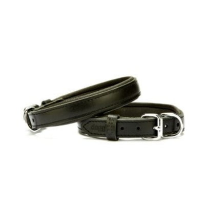 Doggie Konfor Deri Boyun Tasması Siyah 2X30-35Cm
