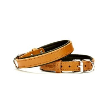 Doggie Konfor Deri Boyun Tasması Camel 2X30-35Cm