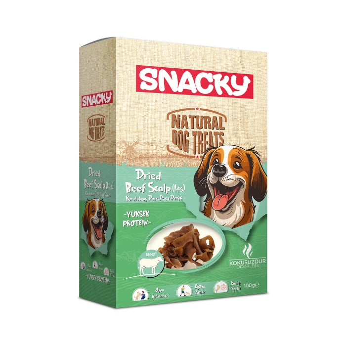 Snacky Kurutulmuş Dana Paça Derisi 100gr