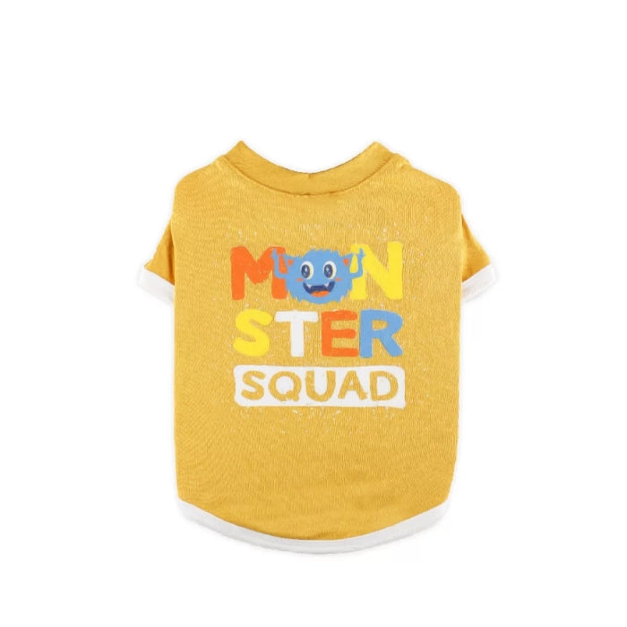 Zampa Monster Sarı Kedi & Köpek T-Shirt Large