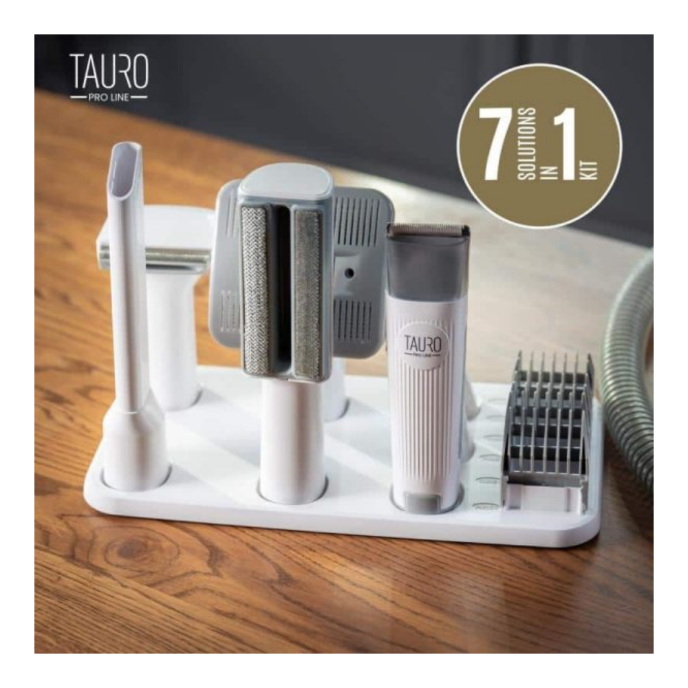 Tauro Pro Line 7'si 1 Arada Vakumlu Evcil Hayvan Bakım Seti