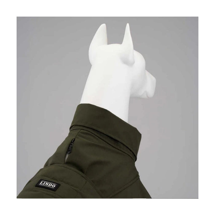 Lindo Trenchkot Khaki Köpek Yağmurluğu Beden 1