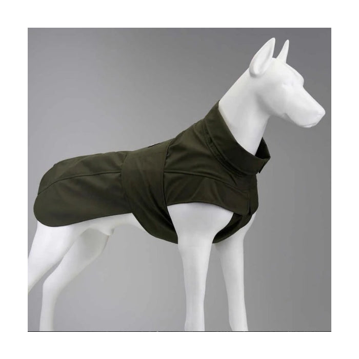 Lindo Trenchkot Khaki Köpek Yağmurluğu Beden 6