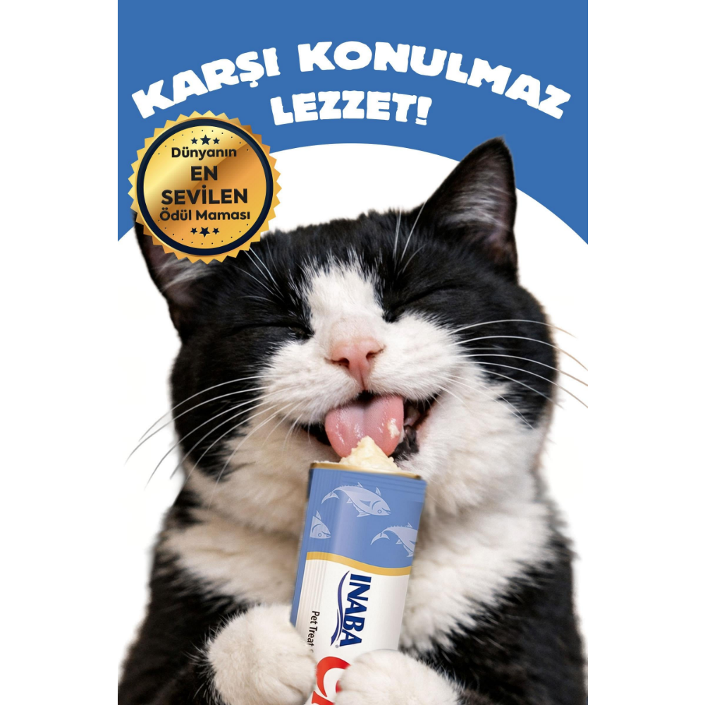 Inaba Ciao Chicken Broth Tavuk Sulu ve Ton Balıklı Kedi Çorbası 50 Gr