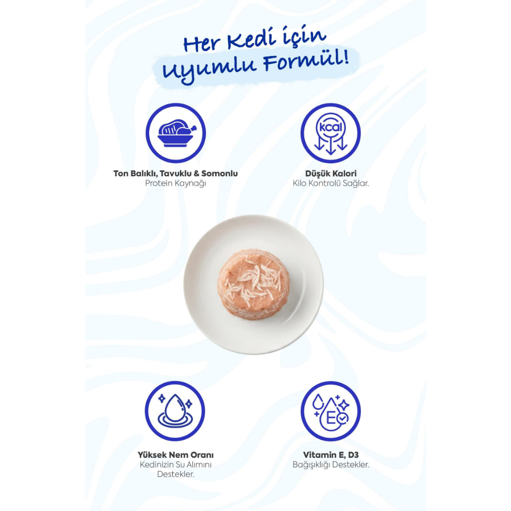 Inaba Twins Ton Balıklı, Somonlu ve Tavuklu Kedi Ödül Jölesi 2 x 35 Gr