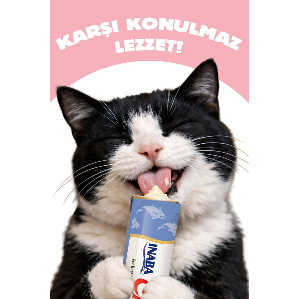 Inaba Twins Ton Balıklı, Somonlu ve Tavuklu Kedi Ödül Jölesi 2 x 35 Gr