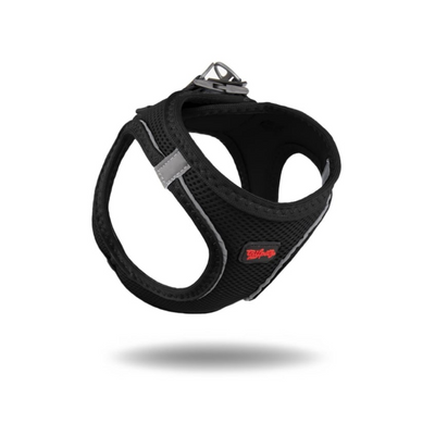 TailPetz Airmesh Black Köpek Göğüs Tasması 3XS