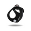 TailPetz Airmesh Black Köpek Göğüs Tasması S