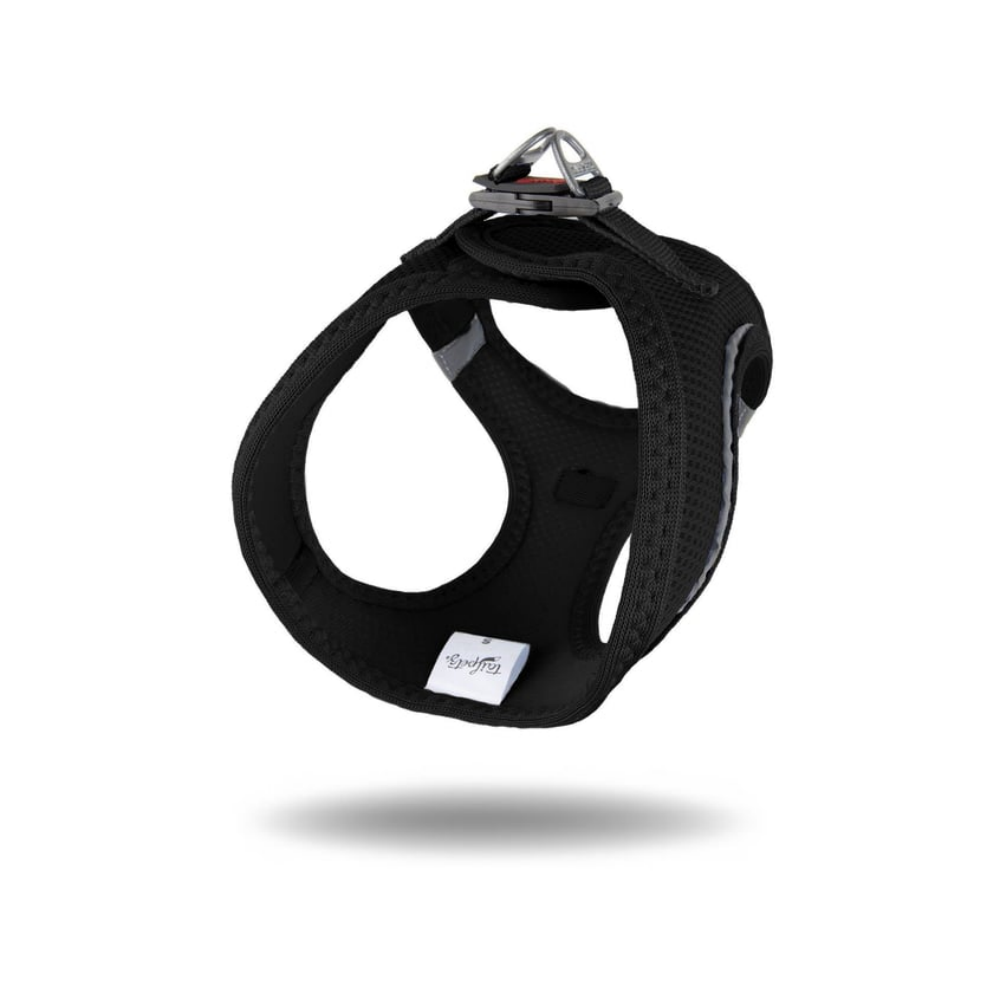 TailPetz Airmesh Black Köpek Göğüs Tasması XS