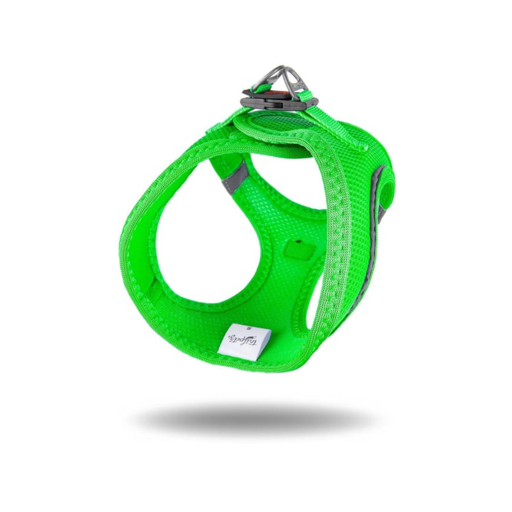 TailPetz Airmesh Neo Green Köpek Göğüs Tasması 2XS